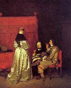 Gerard Ter Borch Paternal Advice Sweden oil painting reproduction